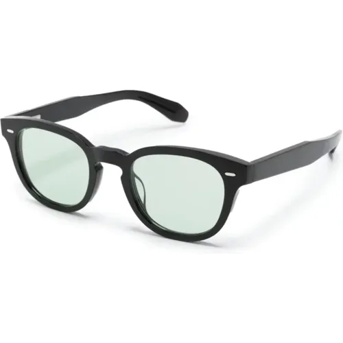 Schwarze Optische Brille Klassischer Stil , unisex, Größe: 47 MM - Oliver Peoples - Modalova