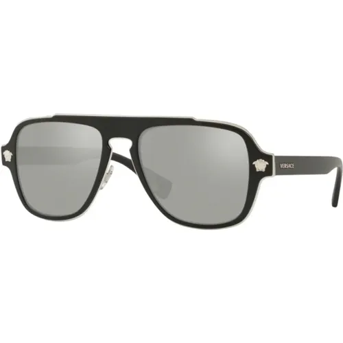 Sonnenbrille , Herren, Größe: 56 MM - Versace - Modalova
