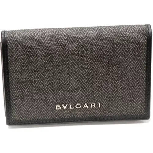 Pre-owned Canvas wallets , female, Sizes: ONE SIZE - Bvlgari Vintage - Modalova