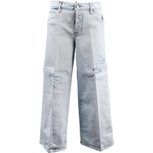 Wide Jeans for Women , female, Sizes: 2XS - Dsquared2 - Modalova