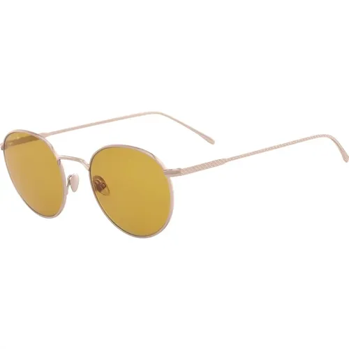 Stilvolle Sonnenbrille braun Zeiss , unisex, Größe: 50 MM - Lacoste - Modalova