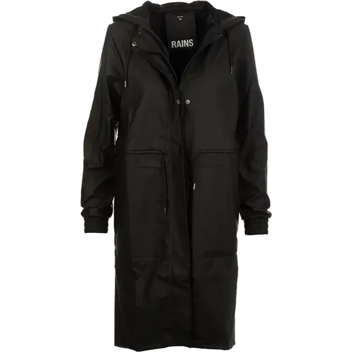 Waterproof Parka Jacket , female, Sizes: XS - Rains - Modalova