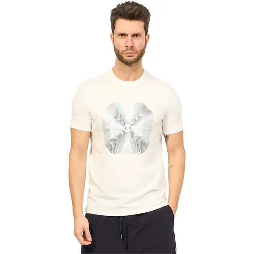 T-Shirts , male, Sizes: M, L - Armani Exchange - Modalova