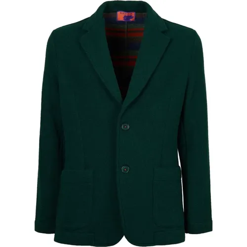 Stilvolle grüne Jacke für Männer - Gallo - Modalova