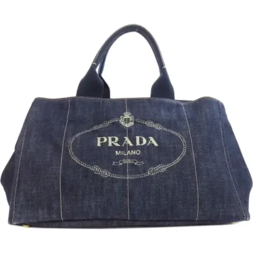 Pre-owned Denim prada-bags , female, Sizes: ONE SIZE - Prada Vintage - Modalova