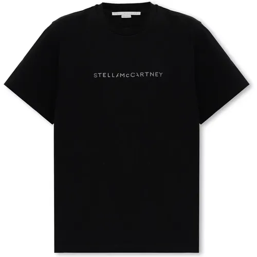 T-Shirt mit Logo Stella McCartney - Stella Mccartney - Modalova