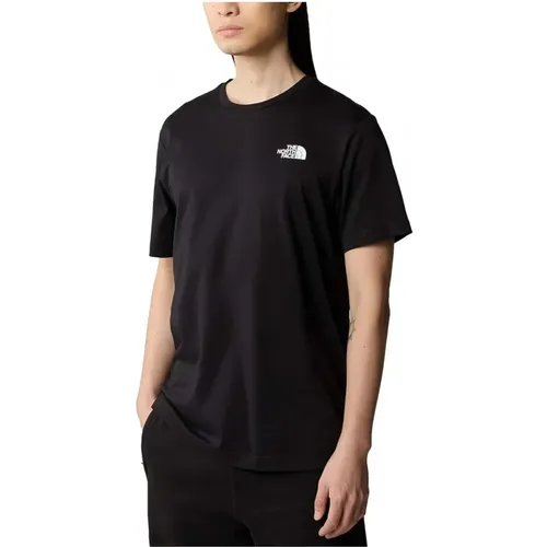 Rotes T-Shirt , Herren, Größe: 2XL - The North Face - Modalova