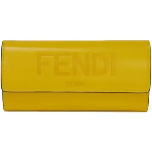 Pre-owned Leather wallets , female, Sizes: ONE SIZE - Fendi Vintage - Modalova