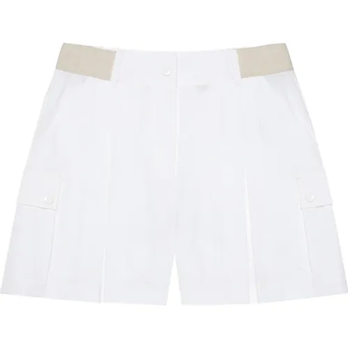 Womens Clothing Trousers Light Ivory Ss24 , female, Sizes: L, XS, S, M - duvetica - Modalova