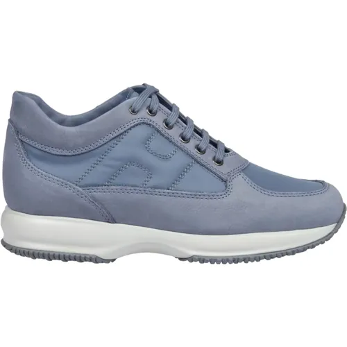 Blaue Interaktive Modell Sneakers , Herren, Größe: 44 EU - Hogan - Modalova