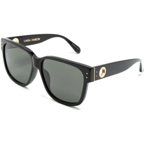 SUN Sunglasses , female, Sizes: 61 MM - Linda Farrow - Modalova