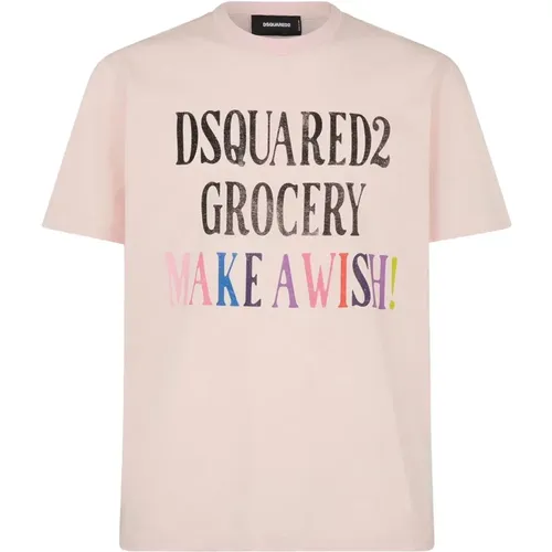 T-Shirts , Herren, Größe: M - Dsquared2 - Modalova