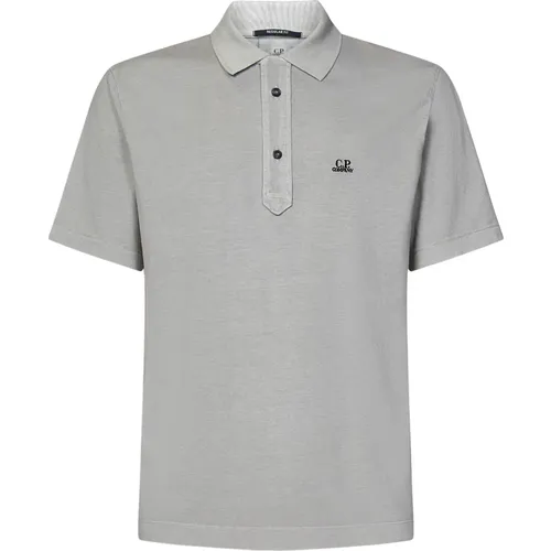 T-shirts and Polos Grey , male, Sizes: L, S, M - C.P. Company - Modalova