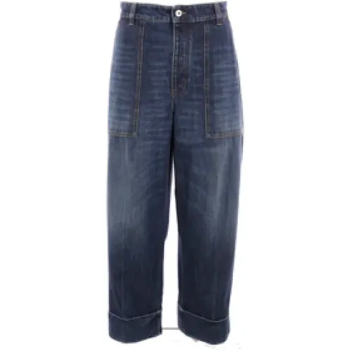 Wide Leg Denim Jeans , female, Sizes: M, XS - Bottega Veneta - Modalova