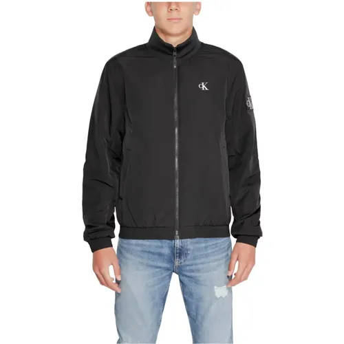 Gepolsterte Harrington Jacke Herren Herbst/Winter , Herren, Größe: L - Calvin Klein Jeans - Modalova