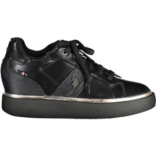 Lace-Up Sneakers with Logo Detail , female, Sizes: 6 UK, 2 UK, 7 UK, 5 UK, 8 UK, 3 UK, 4 UK - U.s. Polo Assn. - Modalova