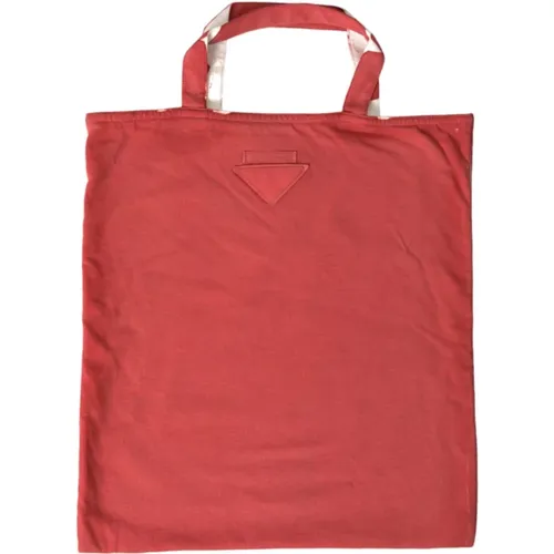 Rote und weiße Stoff-Tasche Prada - Prada - Modalova