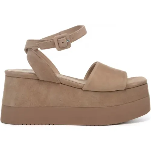 Leather Ankle Strap Sandals , female, Sizes: 3 UK - Paloma Barceló - Modalova