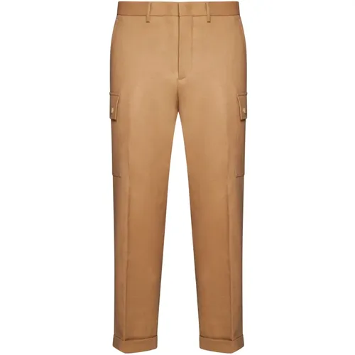 Beige Wollhose Kurz Zulaufend Etro - ETRO - Modalova