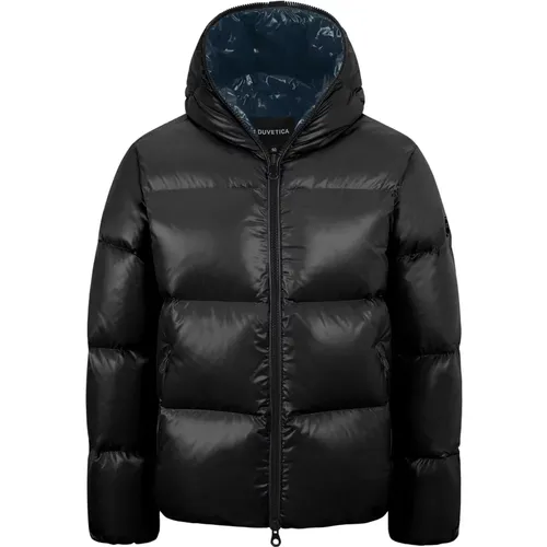 Schwarze Kapuzen-Daunenjacke Aw23 , Herren, Größe: 3XL - duvetica - Modalova