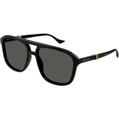 Aviator Sunglasses Acetate Trendy , male, Sizes: 57 MM - Gucci - Modalova