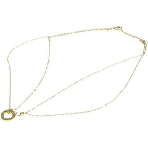 Pre-owned Gold necklaces , female, Sizes: ONE SIZE - Cartier Vintage - Modalova