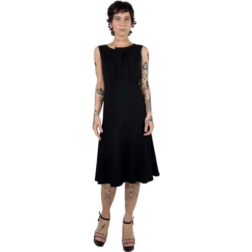 Pre-owned Stoff dresses - Prada Vintage - Modalova