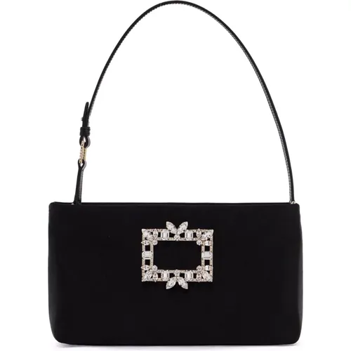 Nightlily Crystal Mini Bag , female, Sizes: ONE SIZE - Roger Vivier - Modalova