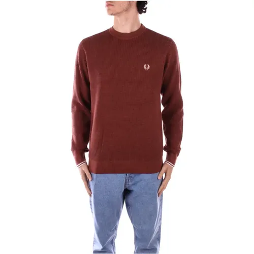 Logo Front Sweaters , Herren, Größe: S - Fred Perry - Modalova