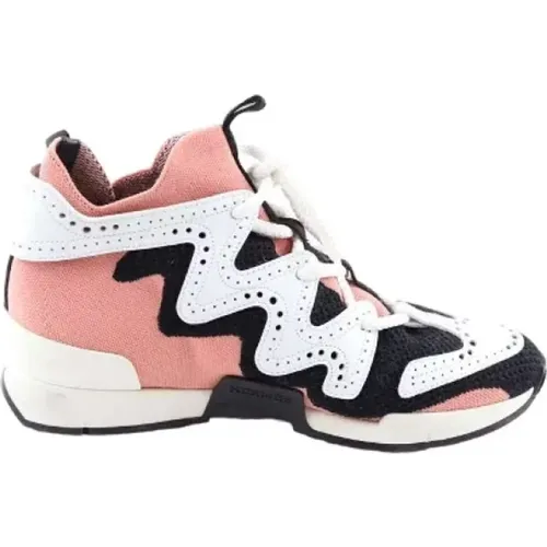 Pre-owned Leather sneakers , female, Sizes: 2 UK - Hermès Vintage - Modalova