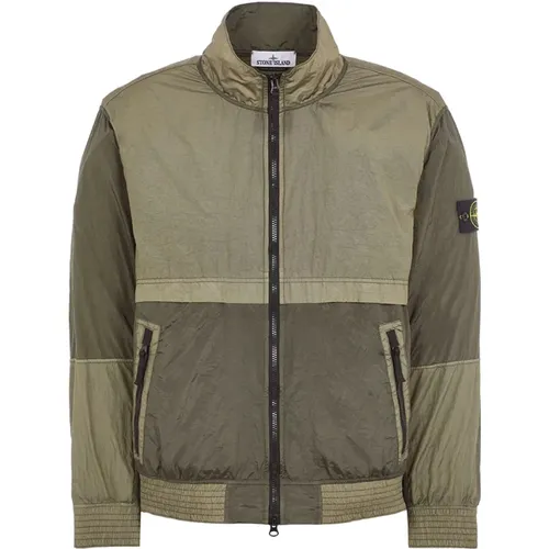 Nylon Metal Jacket in Econyl® Regenerated Nylon , male, Sizes: L - Stone Island - Modalova