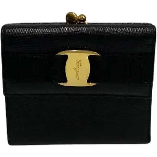 Pre-owned Leder Portemonnaies , Damen, Größe: ONE Size - Salvatore Ferragamo Pre-owned - Modalova