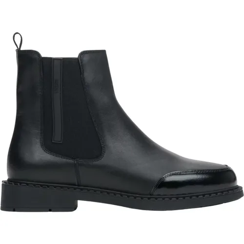 Damen Low Chelsea Boots aus echtem italienischem Leder , Damen, Größe: 36 EU - Estro - Modalova