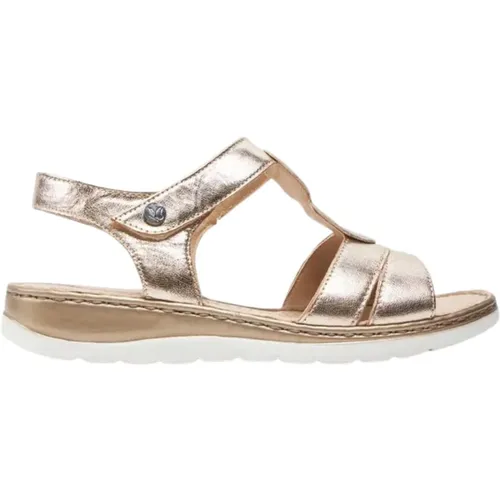 Goldene Sandalen Frühling/Sommer 2024 , Damen, Größe: 37 EU - Caprice - Modalova