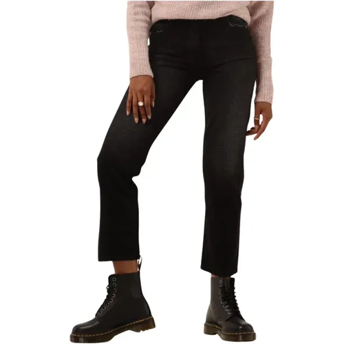 Straight Leg Jeans Grau , Damen, Größe: W30 - IRO - Modalova