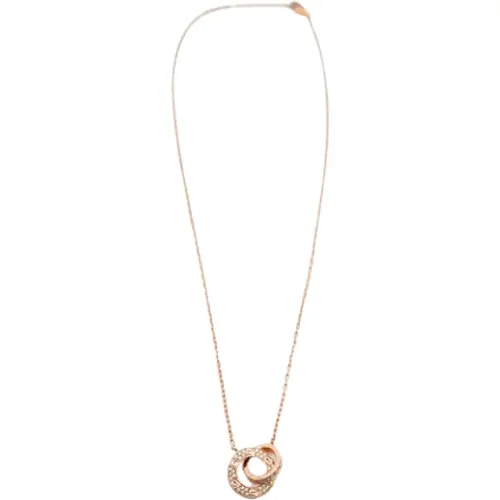 Pre-owned Rose Gold necklaces , female, Sizes: ONE SIZE - Cartier Vintage - Modalova