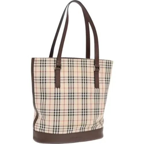 Pre-owned Canvas totes , female, Sizes: ONE SIZE - Burberry Vintage - Modalova