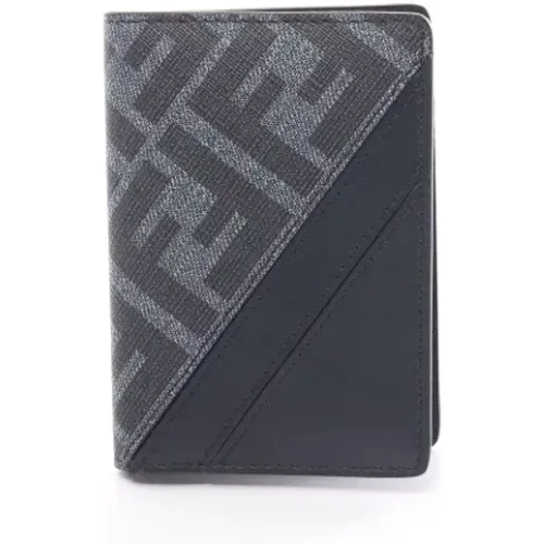 Pre-owned Coated canvas wallets , male, Sizes: ONE SIZE - Fendi Vintage - Modalova