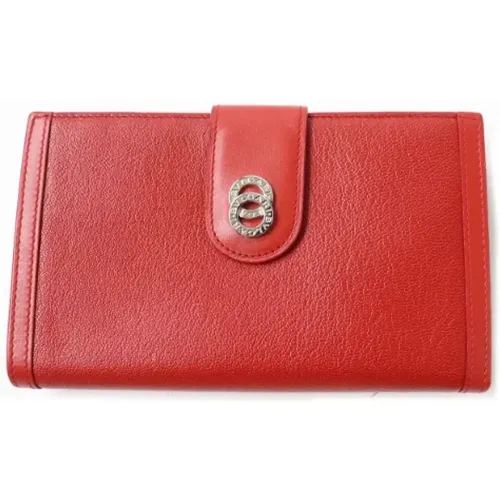 Pre-owned Leather wallets , female, Sizes: ONE SIZE - Bvlgari Vintage - Modalova