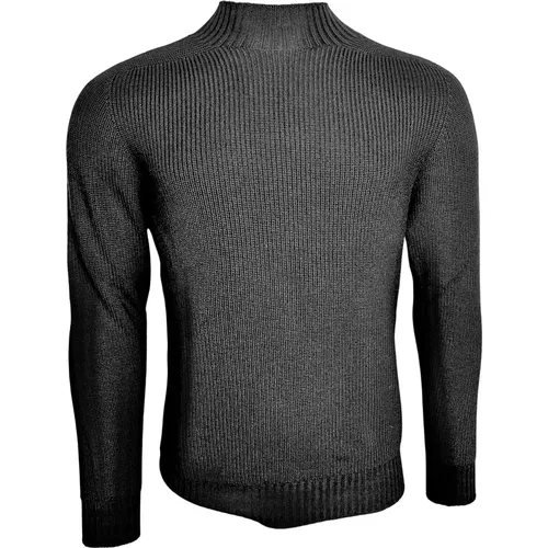 Rainwool Rollkragenpullover, Schwarz - Gran Sasso - Modalova