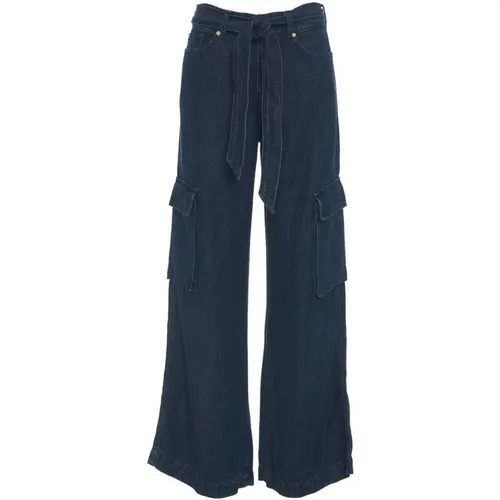 Wide Leg Jeans Aw24 , female, Sizes: W28, W29, W26 - 7 For All Mankind - Modalova