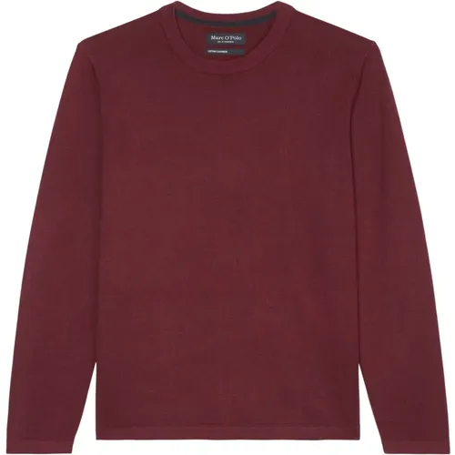 Weicher Baumwoll-Kaschmir-Pullover Regular Fit , Herren, Größe: L - Marc O'Polo - Modalova