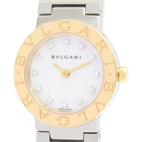 Pre-owned Stainless Steel watches , female, Sizes: ONE SIZE - Bvlgari Vintage - Modalova