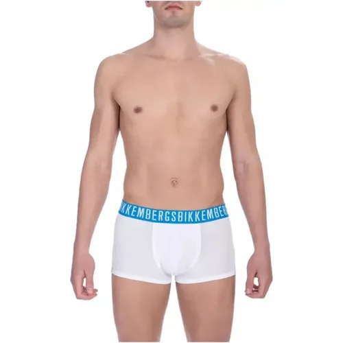 Klassische Weiße Trunks Triple Pack , Herren, Größe: S - Bikkembergs - Modalova