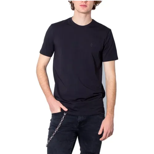 Plain Short Sleeve T-Shirt , male, Sizes: L, 2XL, S, XL - Armani Exchange - Modalova