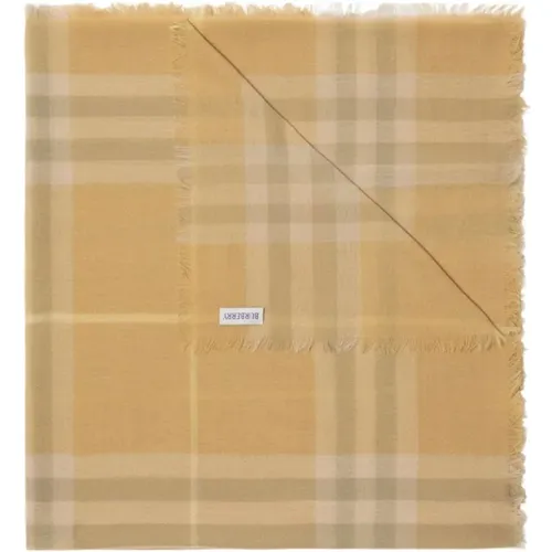 Flax Schal in Lana Burberry - Burberry - Modalova