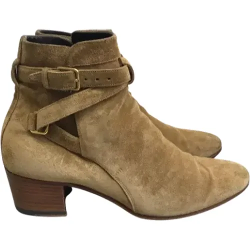 Pre-owned Wildleder boots , Damen, Größe: 36 1/2 EU - Saint Laurent Vintage - Modalova