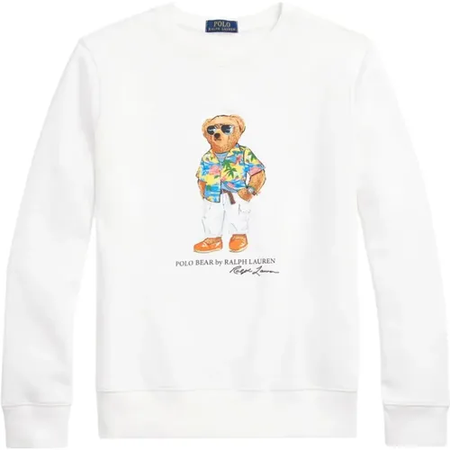 Polo bear' sweatshirt , male, Sizes: L - Ralph Lauren - Modalova