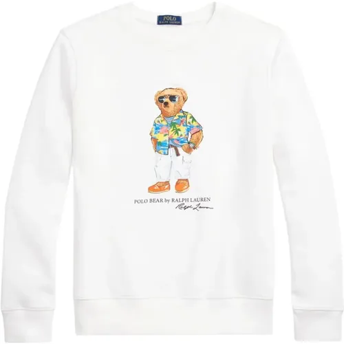 Polo bear' sweatshirt , male, Sizes: L, S, M - Ralph Lauren - Modalova