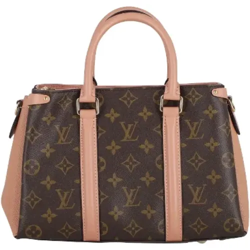 Monogram Soufflot BB Leather Handbag , female, Sizes: ONE SIZE - Louis Vuitton Vintage - Modalova